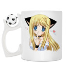 Кружка с футбольным мячиком