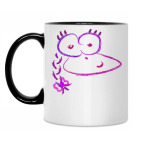 Кружка двухцветная