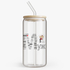 Банка с бамбуковой крышкой