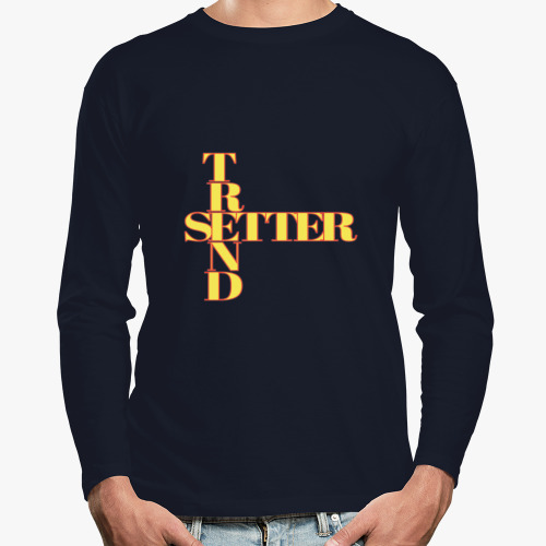 Лонгслив с принтом Trendsetter