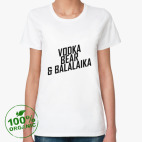 Женская футболка органик