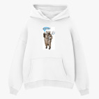 Толстовка худи оверсайз