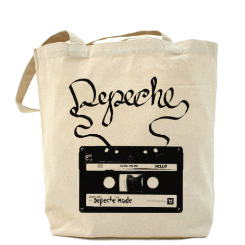 Сумка шоппер с принтом  Depeche Mode
