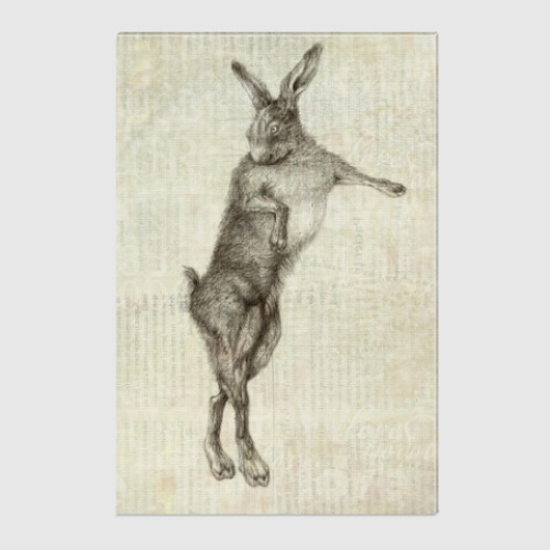 Холст с принтом Rabbit