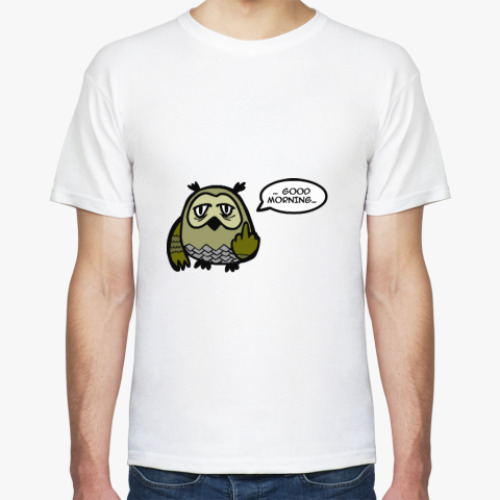Футболка с принтом Сова