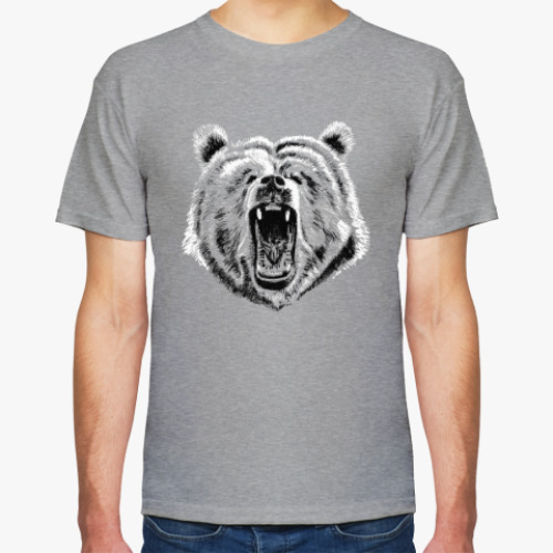 Футболка с принтом Медведь