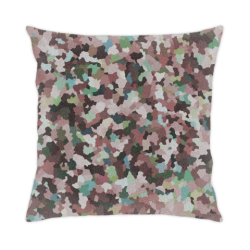 Подушка с принтом Кристаллики