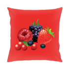 Подушка 35x35 см Ягоды