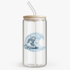 Банка с бамбуковой крышкой