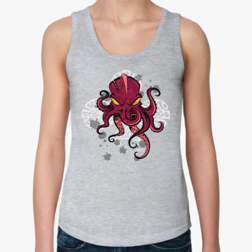 Женская майка с принтом Спрут Раймондо