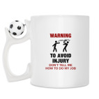 Кружка с футбольным мячиком