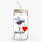 Банка с бамбуковой крышкой