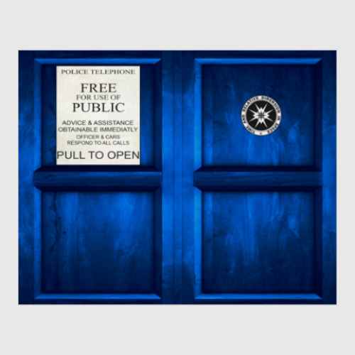 Постер с принтом TARDIS Doctor Who
