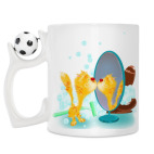 Кружка с футбольным мячиком