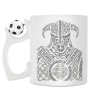 Кружка с футбольным мячиком