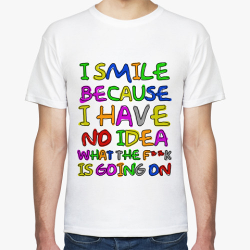 Футболка с принтом I Smile