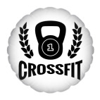 Кроссфит логотип с гирей