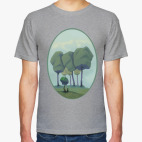 кот и деревья