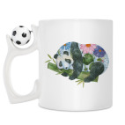 Кружка с футбольным мячиком