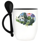 Кружка с ложкой