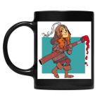 Кружка цветная UV-DTF