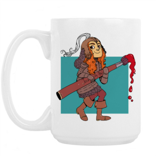 Кружка с принтом 'Joan of art'