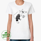 Женская футболка органик