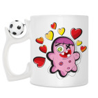 Кружка с футбольным мячиком