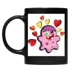 Кружка цветная UV-DTF