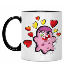 Кружка двухцветная