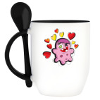 Кружка с ложкой