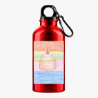 Металлическая бутылка 400 мл UV-DTF