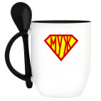 Кружка с ложкой