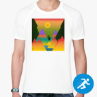 Мужская спортивная футболка