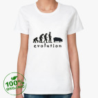 Женская футболка органик