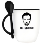 Кружка с ложкой