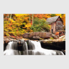 Постер 40 х 60 см Водяная мельница