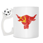 Кружка с футбольным мячиком