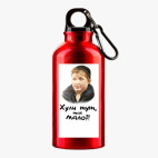 Металлическая бутылка 400 мл UV-DTF