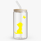 Банка с бамбуковой крышкой