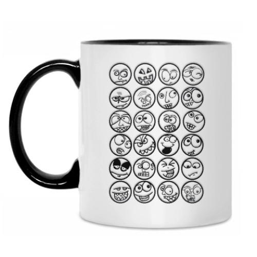 Кружка с принтом Smile or not