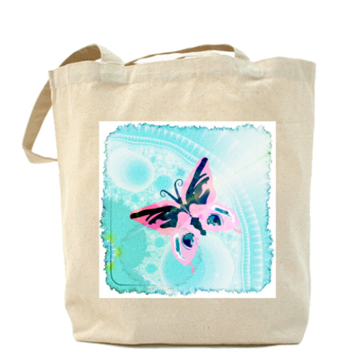 Сумка шоппер с принтом Бабочка-Далет