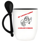 Кружка с ложкой