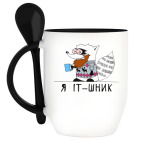 Кружка с ложкой