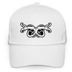 Кепка / бейсболка, белая (печать) Кельтский узор