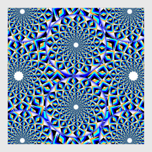 Постер с принтом Оптическая иллюзия