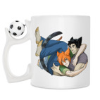 Кружка с футбольным мячиком