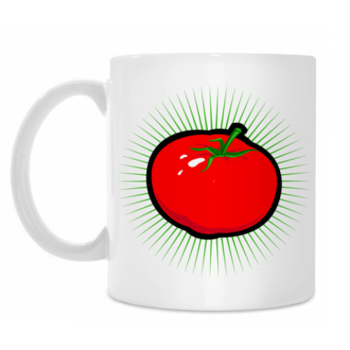 Кружка с принтом Томат
