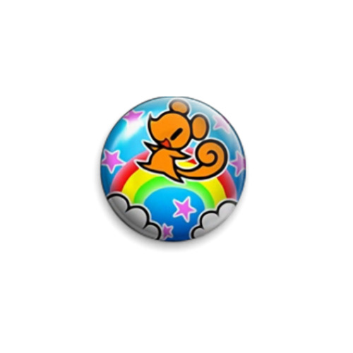 Значок 25мм с принтом 'Squirrel'