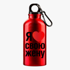 Металлическая бутылка 400 мл UV-DTF